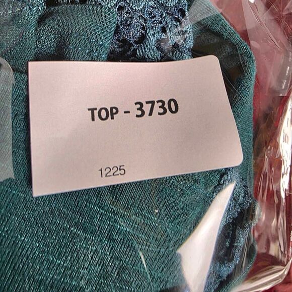 Maurices Teal Lace Back Long Sleeve Cardigan XL - Picture 7 of 7